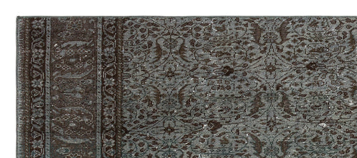Kavala Grey Classic Wool Handmade Area Rug 2'9" x 6'6"