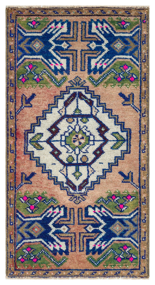 Kavala Red Classic Wool Handmade Area Rug 1'8" x 2'11"