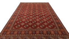 Kavala Red Classic Wool Handmade Area Rug 8'10" x 12'10"