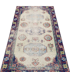 Kavala Beige Classic Wool Handmade Area Rug 2'10" x 5'6"