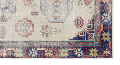 Kavala Beige Classic Wool Handmade Area Rug 2'10" x 5'6"