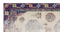 Kavala Beige Classic Wool Handmade Area Rug 2'10" x 5'6"