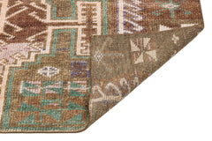 Kavala Brown Classic Wool Handmade Area Rug 4'2" x 4'8"