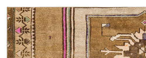 Kavala Brown Classic Wool Handmade Area Rug 2'3" x 6'2"