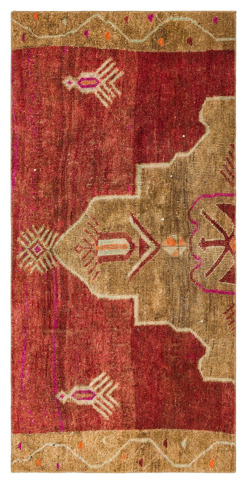 Kavala Red Classic Wool Handmade Area Rug 3'2" x 6'6"