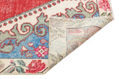 Kavala Red Classic Wool Handmade Area Rug 4'4" x 7'3"