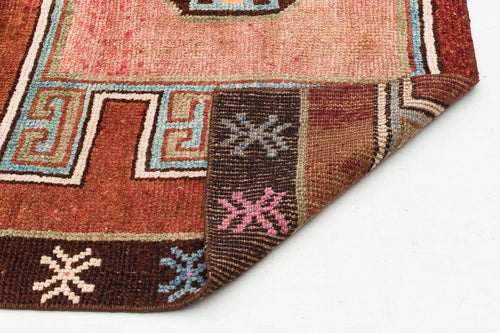 Kavala Red Classic Wool Handmade Area Rug 4'4" x 4'1"