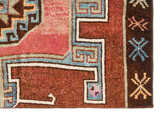 Kavala Red Classic Wool Handmade Area Rug 3'1" x 4'5"