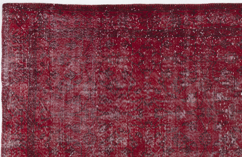 Atina Red Vintage Wool Handmade Area Rug 6'5" x 10'1"