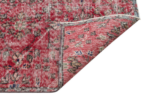 Atina Beige Vintage Wool Handmade Area Rug 4'4" x 7'5"