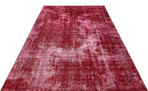 Atina Red Vintage Wool Handmade Area Rug 5'1" x 9'0"