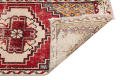 Kavala Red Classic Wool Handmade Area Rug 1'5" x 2'11"