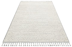 Jute Area Rug - Modern Machine Made Cream Jute Carpet With Soft Texture