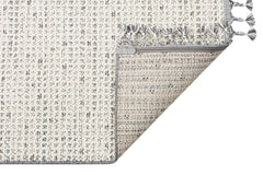 Jute Area Rug - Modern Machine Made Cream Jute Carpet With Soft Texture