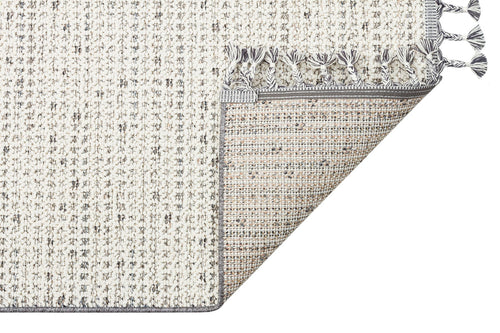 Jute Area Rug - Modern Machine Made Cream Jute Carpet With Soft Texture