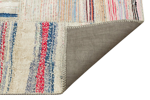 Teselya 36187 Multy Striped Wool Handmade Area Rug 5'3" x 7'6"