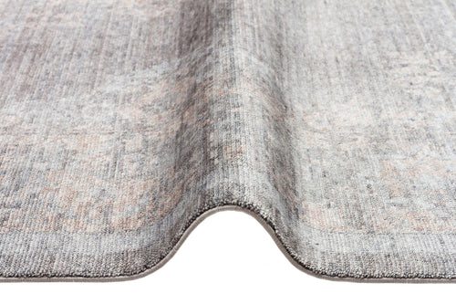Vintage Ushak Rug – Grey Overdyed Area Rug | Handmade Flatweave, Soft Texture