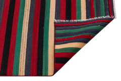 Girit Multy Striped Wool Handmade Area Rug 2'4" x 9'6"