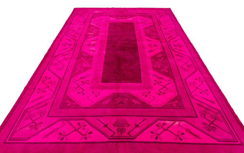 Kavala Red Classic Wool Handmade Area Rug 6'11" x 10'3"