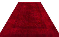 Kavala Red Classic Wool Handmade Area Rug 6'7" x 10'2"