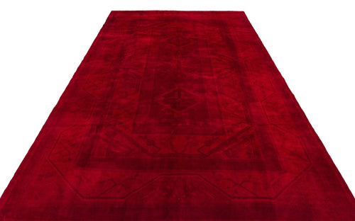 Kavala Red Classic Wool Handmade Area Rug 6'7" x 10'2"