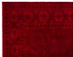 Kavala Red Classic Wool Handmade Area Rug 5'9" x 7'3"