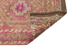 Girit Brown Geometric Wool Handmade Area Rug 5'9" x 9'9"