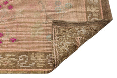 Girit Brown Geometric Wool Handmade Area Rug 5'8" x 9'7"