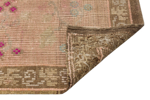 Girit Brown Geometric Wool Handmade Area Rug 5'8" x 9'7"