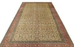 Kavala Red Classic Wool Handmade Area Rug 5'6" x 10'4"