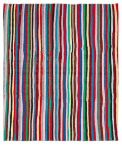 Girit 37042 Multy Striped Wool Handmade Area Rug 5'1" x 4'3"