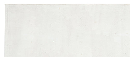 Girit Beige Striped Wool Handmade Area Rug 3'6" x 8'3"