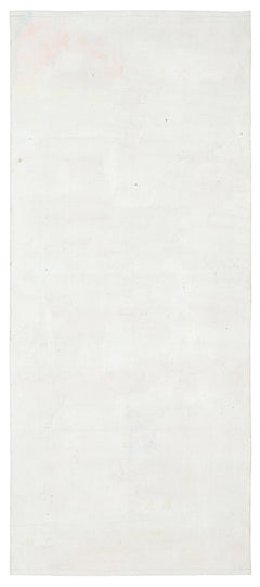 Girit Beige Striped Wool Handmade Area Rug 3'6" x 8'3"