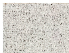 Girit Beige Striped Wool Handmade Area Rug 2'4" x 3'1"