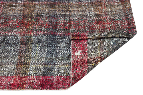 Girit Multy Striped Wool Handmade Area Rug 2'10" x 7'4"