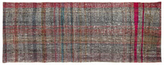 Girit Multy Striped Wool Handmade Area Rug 2'10" x 7'4"