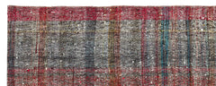 Girit Multy Striped Wool Handmade Area Rug 2'10" x 7'4"