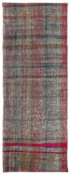 Girit Multy Striped Wool Handmade Area Rug 2'10" x 7'4"