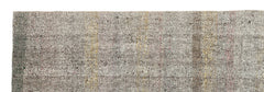 Girit Beige Striped Wool Handmade Area Rug 2'9" x 8'8"