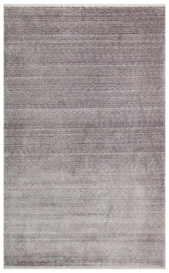 Handmade Viscose Rug – Modern Grey Area Rug | Soft Texture, Easy Clean Carpet