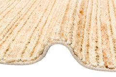 Natural Jute Rug – Hand Woven Cream Jute Rug With Soft Texture Carpet