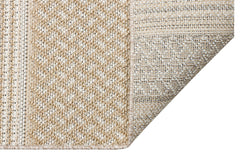 Beige Jute Area Rug – Machine Made Rug With Soft Texture & Dust Free Design