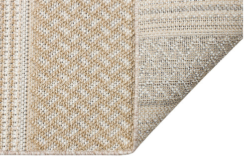 Beige Jute Area Rug – Machine Made Rug With Soft Texture & Dust Free Design
