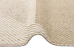 Jute Area Rug – Beige Geometric Machine Made Rug | Dust Free, Easy to Clean