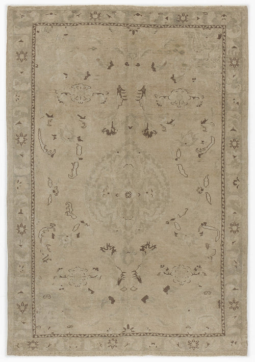 Kavala Red Classic Wool Handmade Area Rug 5'7" x 8'1"