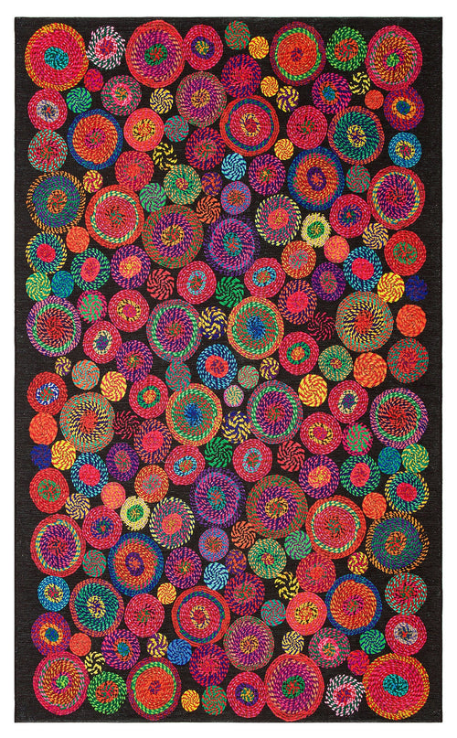 Digital Print Kilim – Washable Non Slip Geometric Rug With Soft Texture & Anti Slip Design