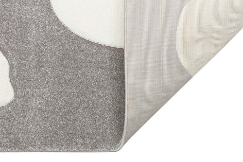 Kids Grey Rug – Soft Texture Washable Non Slip Figured Pattern Carpet