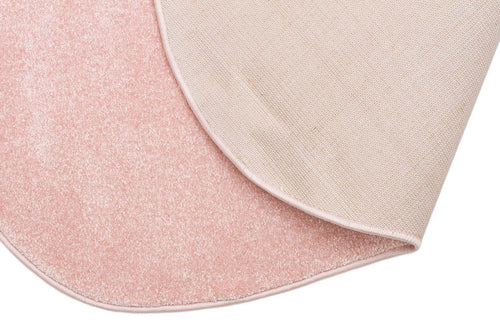 Pink Kids Rug - Soft Texture Cloud Shape Non Slip Washable Carpet