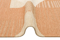 Krieglach Cream Geometric Cotton Kilim