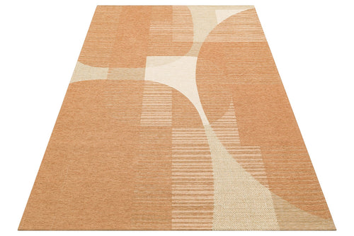 Krieglach Cream Geometric Cotton Kilim